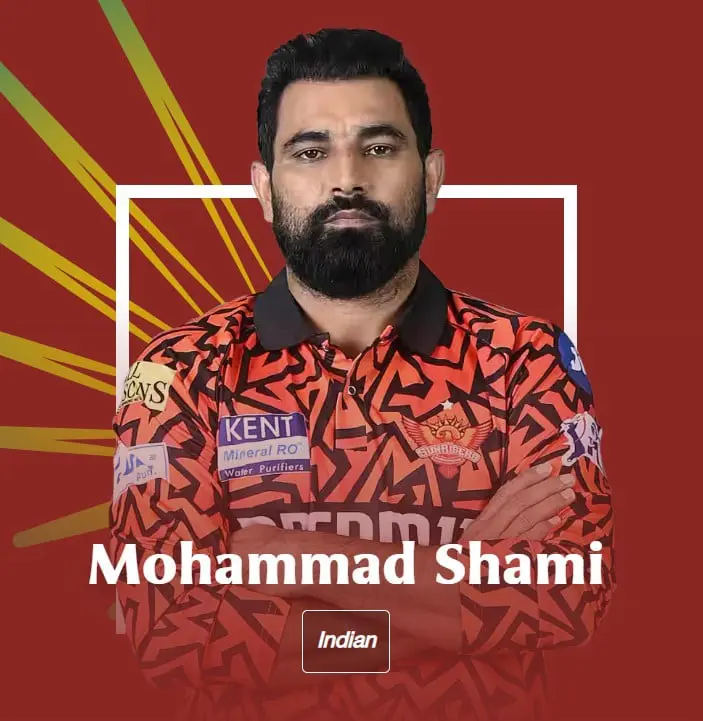 SRH Mohammad Shami